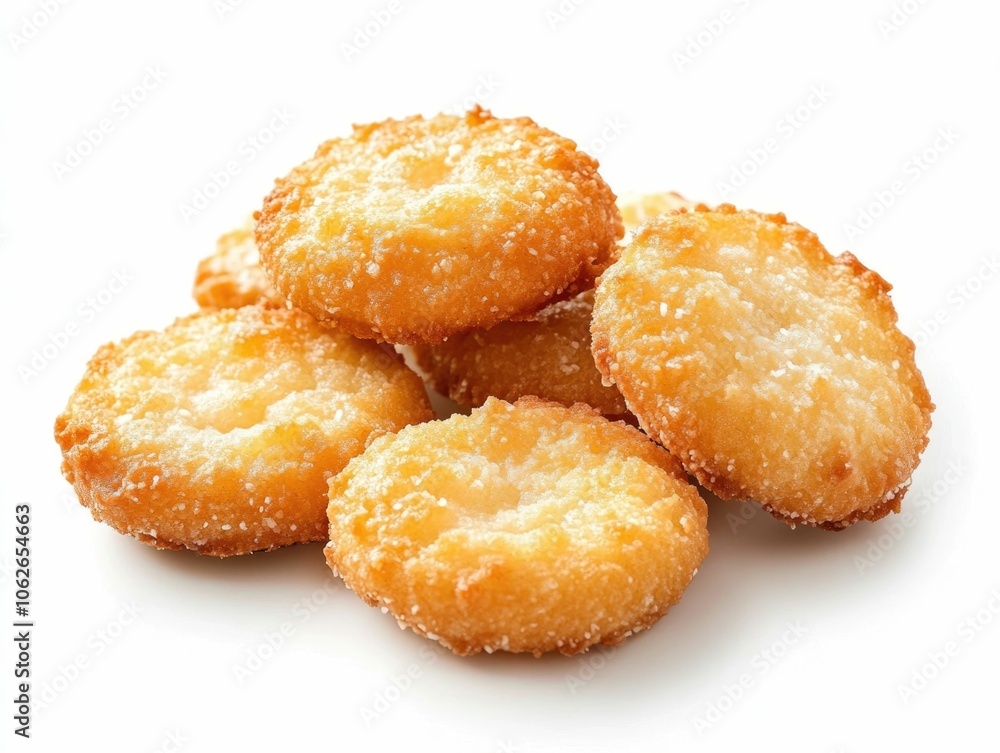 Crispy and sweet Thai coconut cookies also known as Khanom Ping displayed in a neat arrangement on a plain white background These traditional Thai desserts feature a delicate Crispy and sweet Thai coconut cookies also known as Khanom Ping displayed in a neat arrangement on a plain white background These traditional Thai desserts feature a delicate