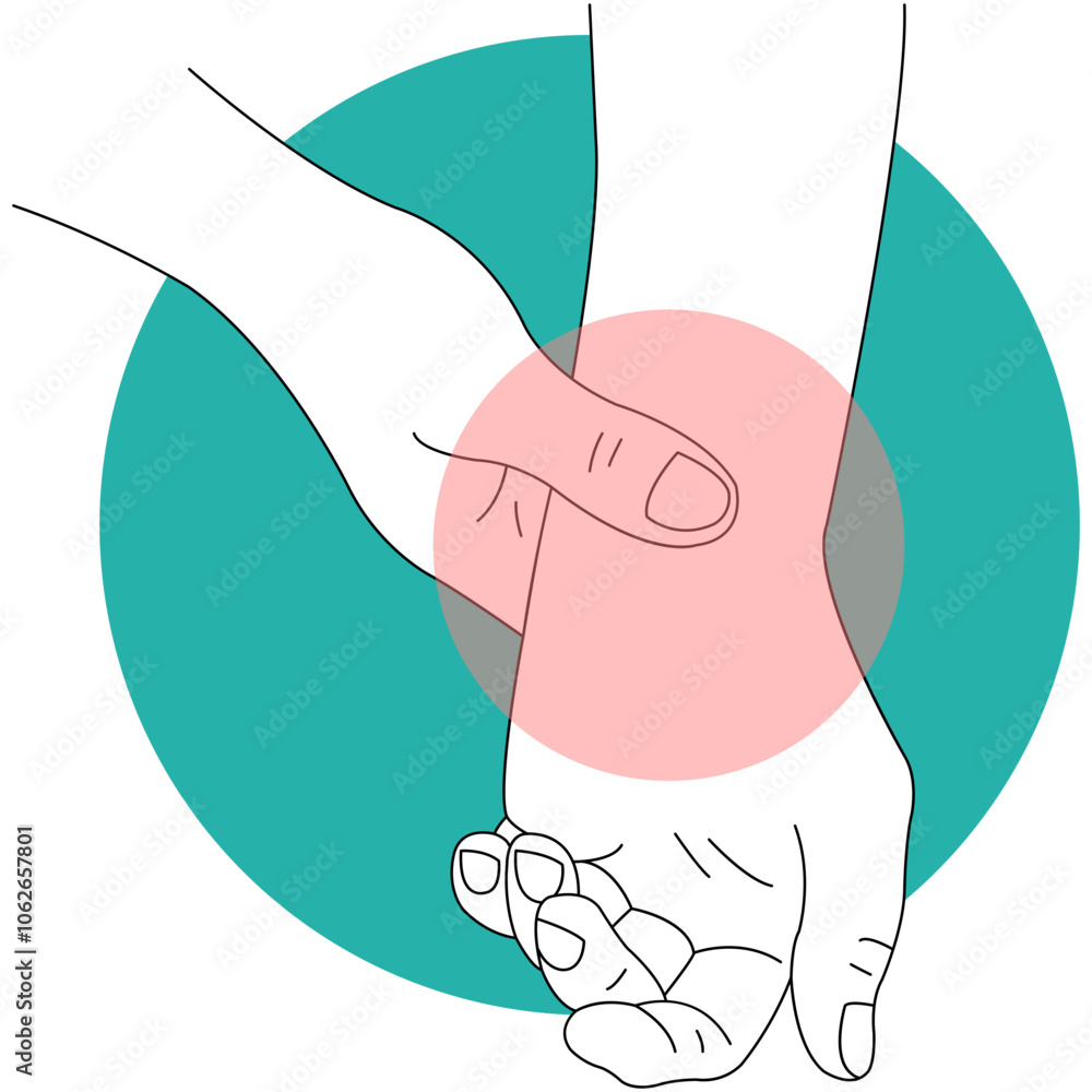 Hand and Leg Injury Illustration with Simple Cartoon Design. Vector Illustration. Hand and Leg Injury Illustration with Simple Cartoon Design. Vector Illustration.