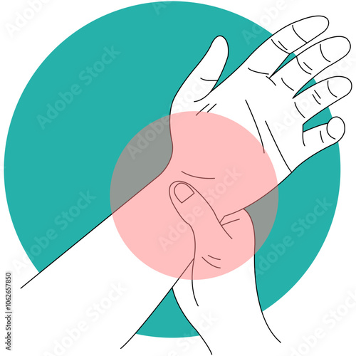 Hand and Leg Injury Illustration with Simple Cartoon Design. Vector Illustration.