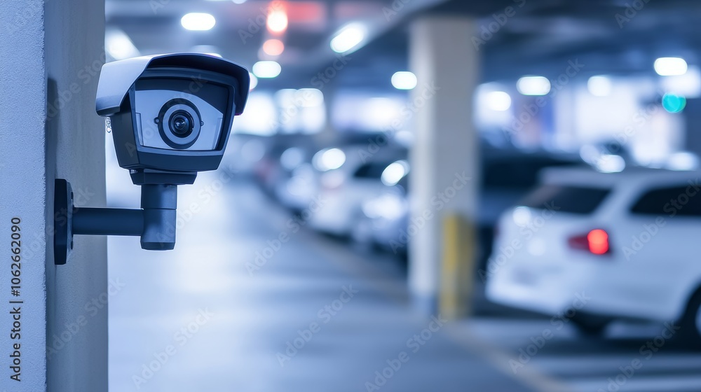 Automated car park barrier with recording cctv camera for enhanced security and access control Automated car park barrier with recording cctv camera for enhanced security and access control