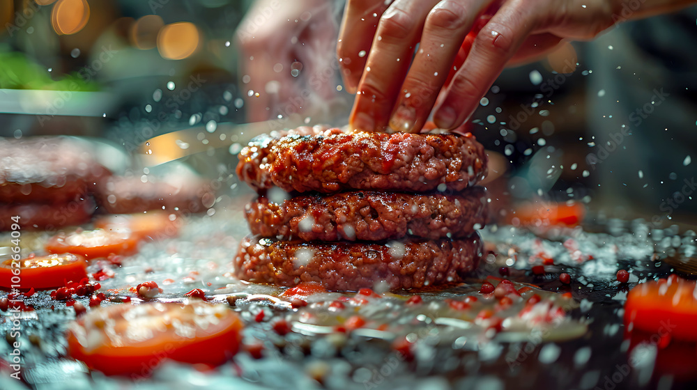 Perfectly Shaped Beef Patties for Grilling Perfectly Shaped Beef Patties for Grilling