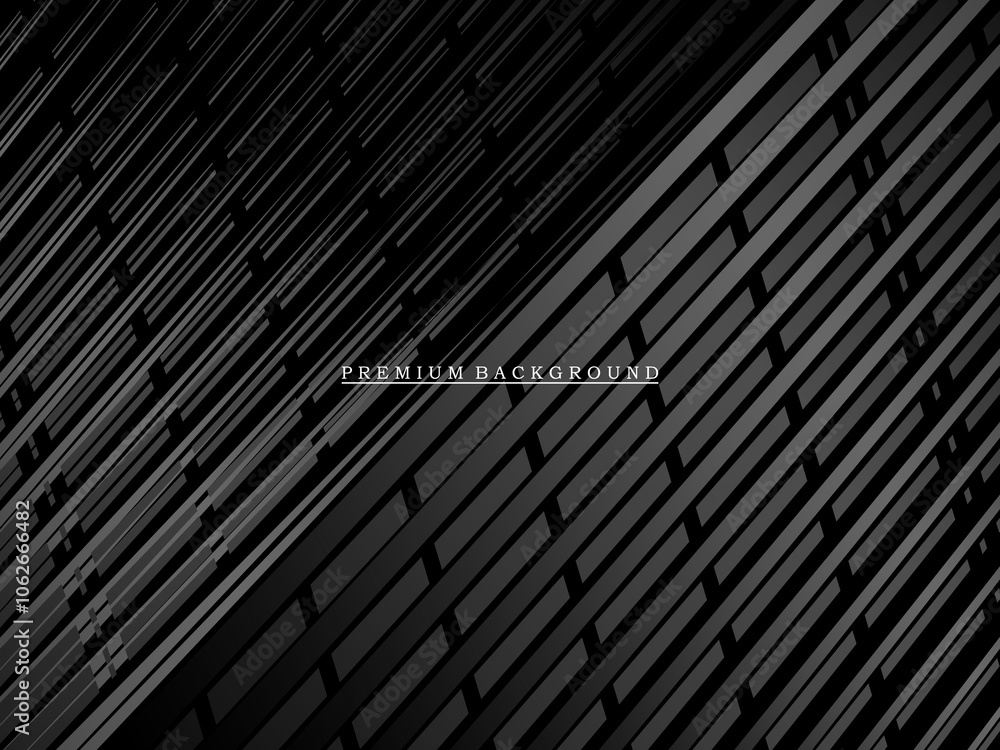 Grey line on black. Minimal design. Cover design template, business flyer layout, wallpaper. Grey line on black. Minimal design. Cover design template, business flyer layout, wallpaper.