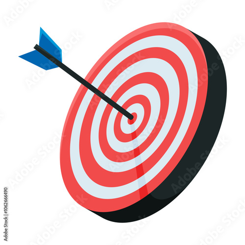 Bullseye Target Illustration