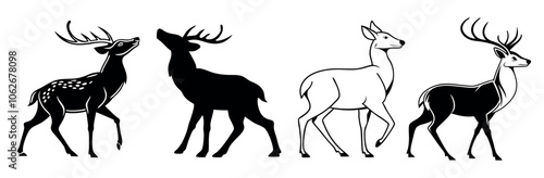 Deer Silhouette Vector art