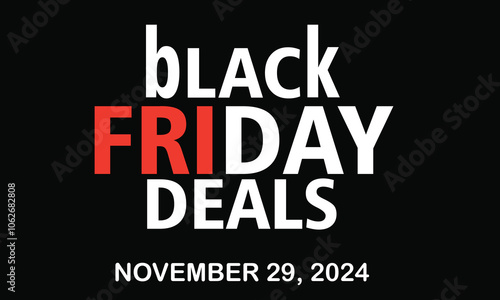 Black Friday November 29, 2024 poster design.