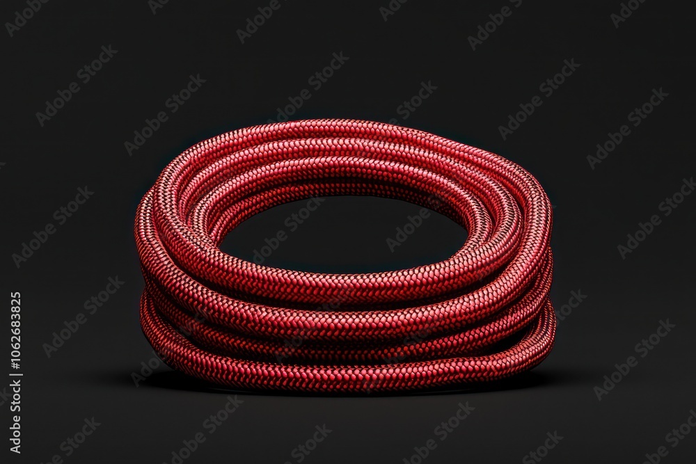 Detailed 3D icon of a jump rope prepared for an exercise session. Detailed 3D icon of a jump rope prepared for an exercise session.