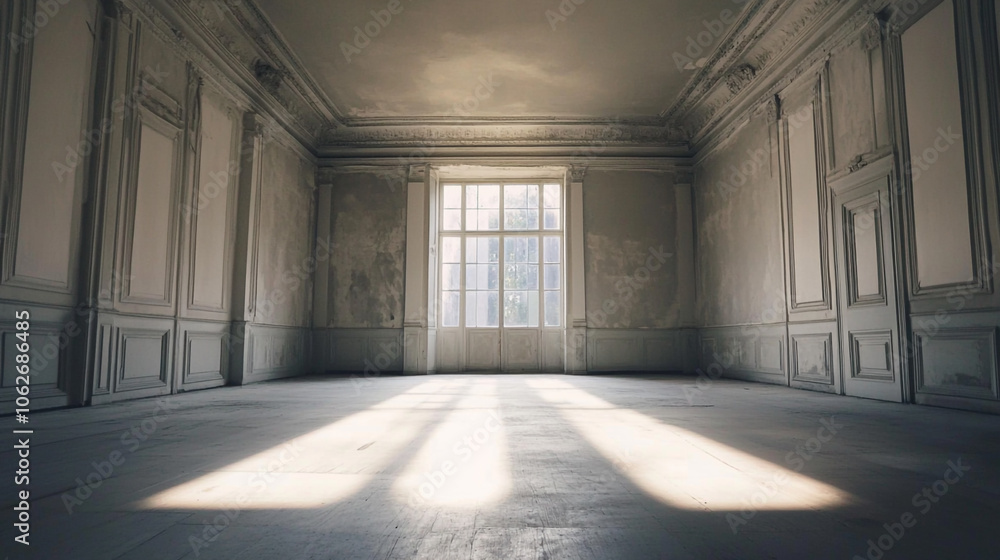 Interior with blank wall, A spacious empty room interior background featuring a minimalist design with clean lines, Interior with blank wall, A spacious empty room interior background featuring a minimalist design with clean lines,