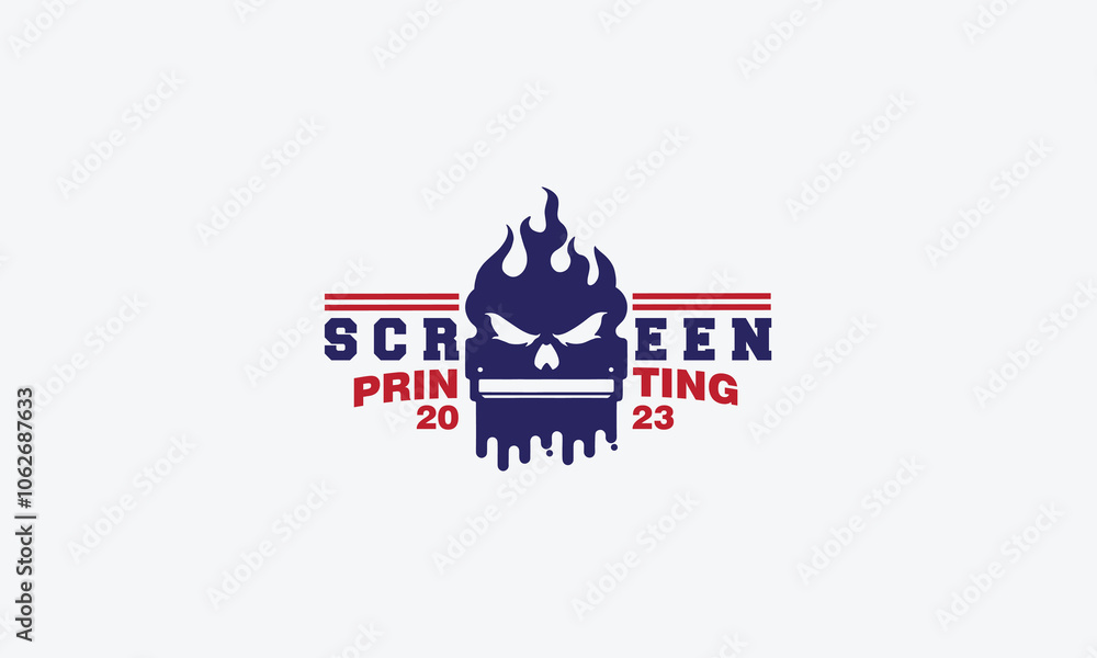 Fototapeta premium Barbecue logo design vector template