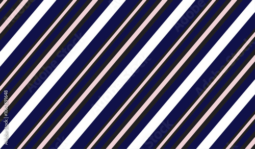 Pink and navy diagonal striped seamless pattern background suitable for fashion textiles, graphics.