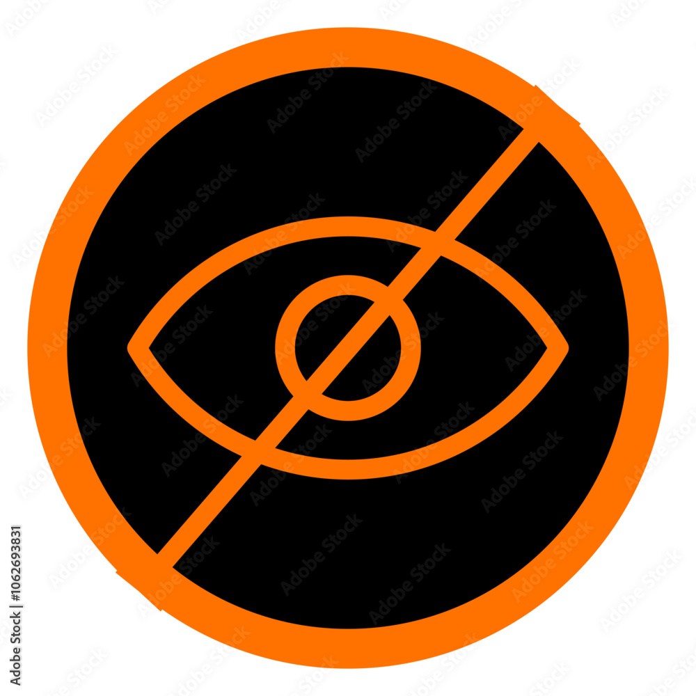 Invisible icon, Hide And show icon Invisible icon, Hide And show icon