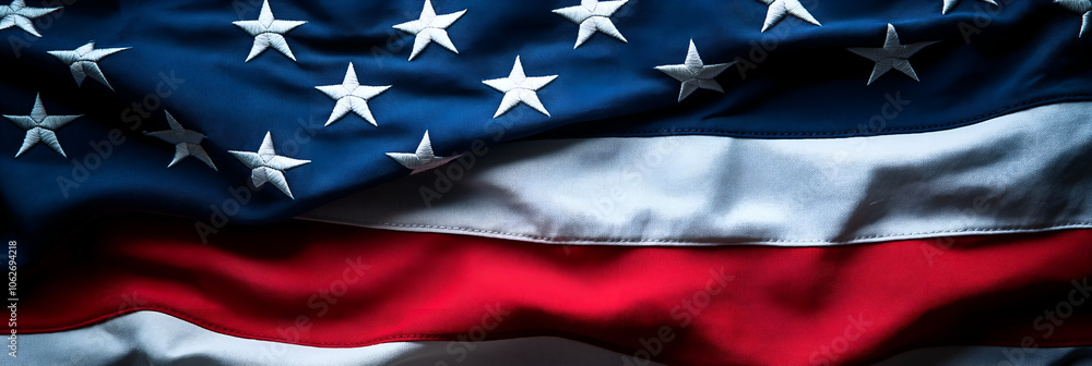 USA Flag wave, The Day of Independence. USA Flag wave, The Day of Independence.