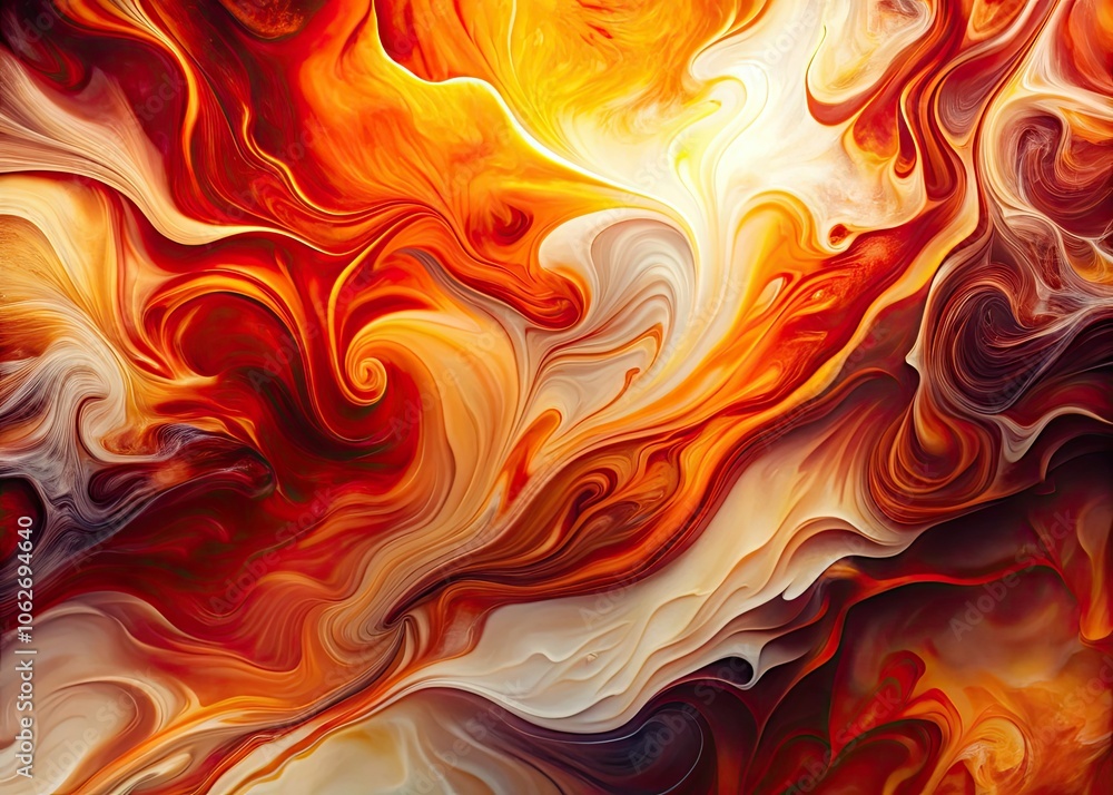 Abstract Fluid Shapes in Warm Orange, Red, and White - Low Light Photography for Digital Art Enthusiasts, Modern Decor, and Creative Projects Abstract Fluid Shapes in Warm Orange, Red, and White - Low Light Photography for Digital Art Enthusiasts, Modern Decor, and Creative Projects