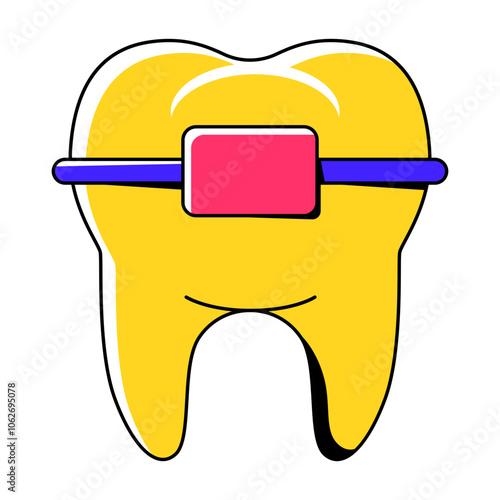 Dental Brace Illustration