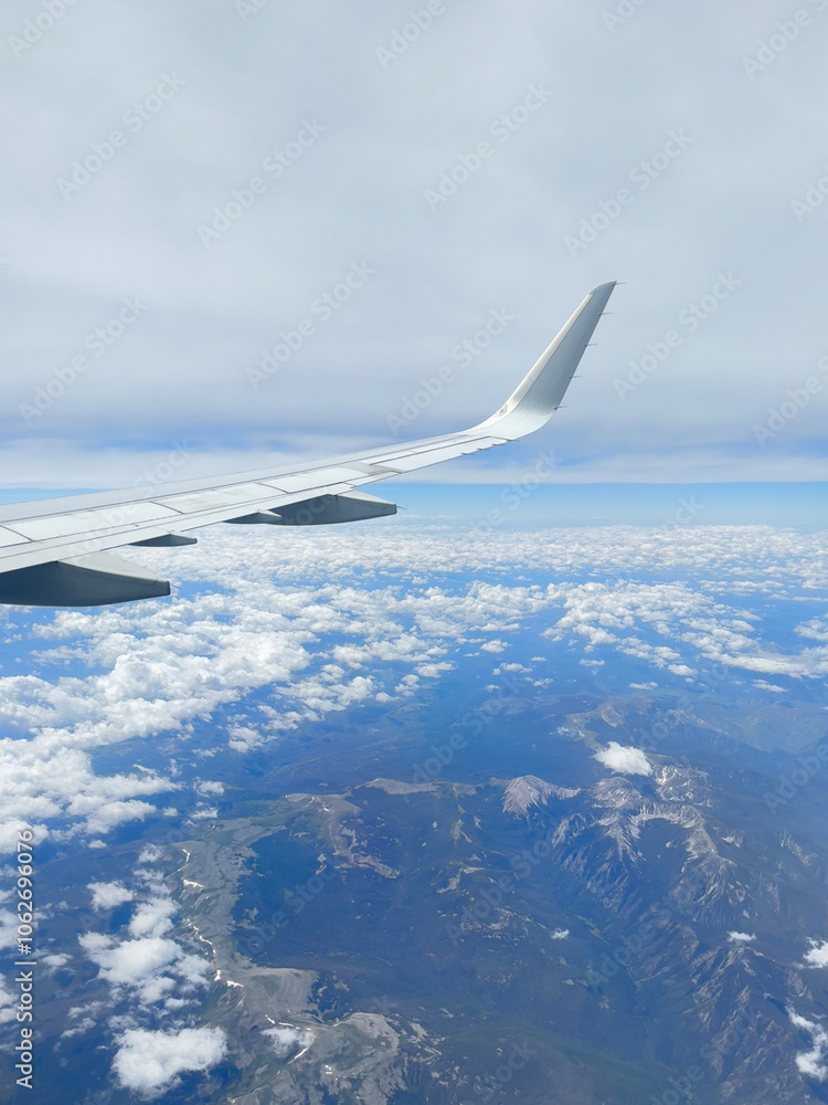 view from airplane window view from airplane window