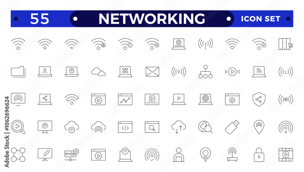 Networking icon set. Connections, relationship, online networking, community, events and social network icons. computer, network, website, server, web design, hardware, software, and programming. Networking icon set. Connections, relationship, online networking, community, events and social network icons. computer, network, website, server, web design, hardware, software, and programming.