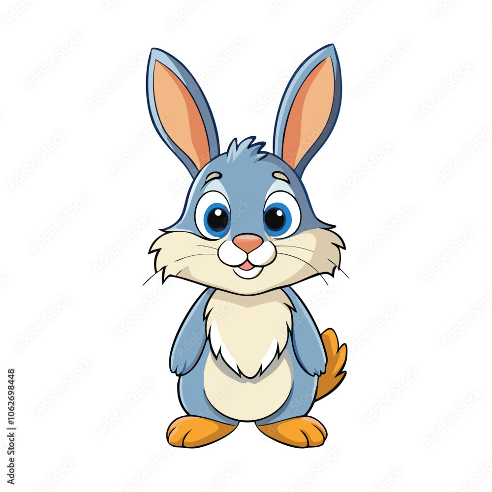 Obraz premium easter bunny with white background
