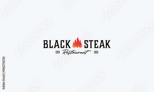 Barbecue logo design vector template