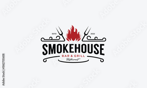 Smolehouse logo design vector template
