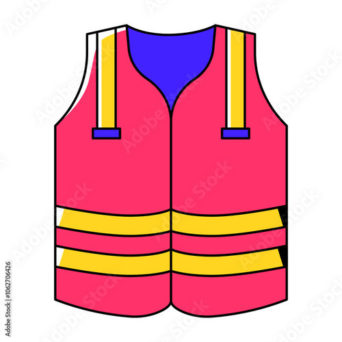 Safety Vest Illustration