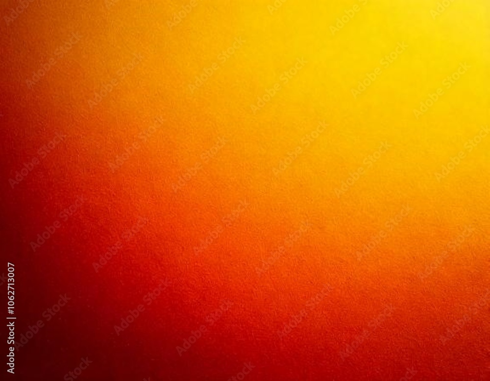 Fototapeta premium Warm and vibrant orange and yellow gradient background with a textured surface and a dark to light transition