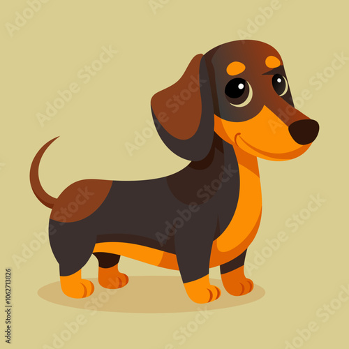 dachshund dog cartoon