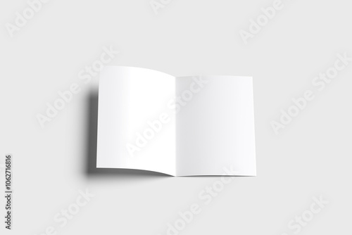 A4 Bifold Brochure Blank Background