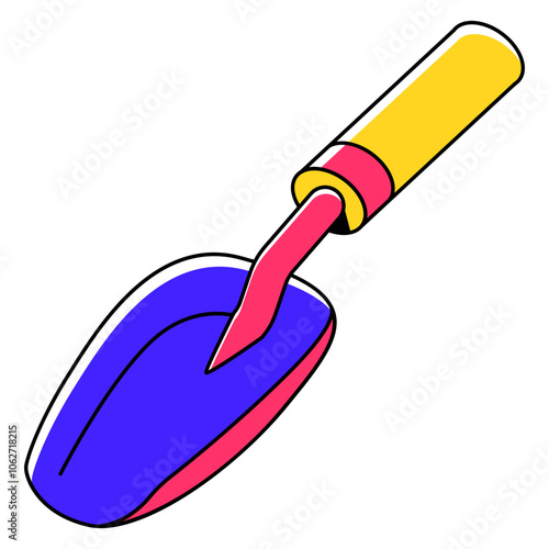 Trowel Tool Illustration