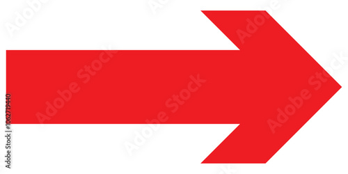 Free Download Long Red Arrow, Pointer for Indicating Direction. - GFXLoad