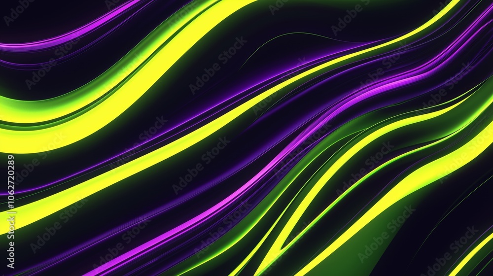 Flowing neon arcs illuminate a seamless network, capturing the essence of data in motion. Flowing neon arcs illuminate a seamless network, capturing the essence of data in motion.
