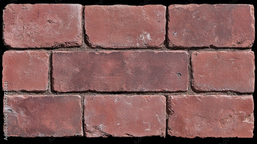 Obraz premium Vintage Red Brick Wall Texture for Backgrounds