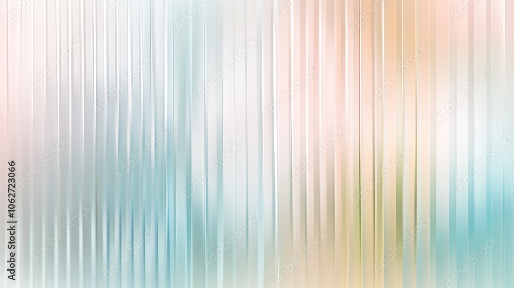 Fototapeta premium Delicate, translucent glass with gentle reeded patterns, evoking simplicity and sophistication.