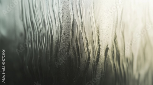 Delicate, translucent glass with gentle reeded patterns, evoking simplicity and sophistication.