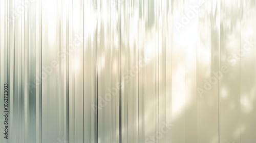 Delicate, translucent glass with gentle reeded patterns, evoking simplicity and sophistication.
