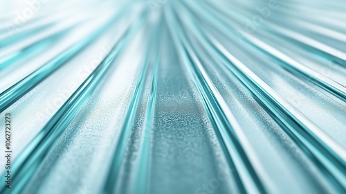 Delicate, translucent glass with gentle reeded patterns, evoking simplicity and sophistication.