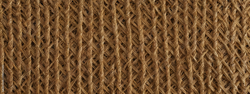 Minimal Background of Woven Straw Mat with Natural Fiber Patterns and Uneven Textures Minimal Background of Woven Straw Mat with Natural Fiber Patterns and Uneven Textures