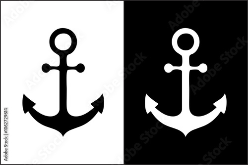 Illustration vector graphic of anchor ship icon