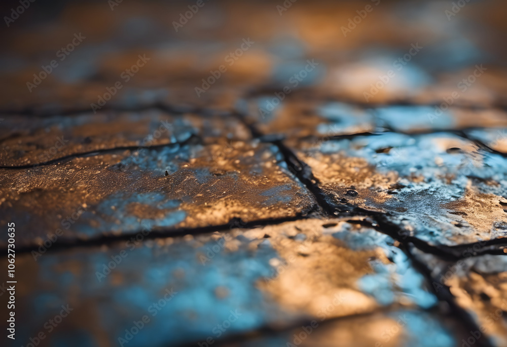 Close-up of a rusty, corrugated metal surface with texture. Close-up of a rusty, corrugated metal surface with texture.