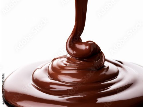 melted dark chocolate