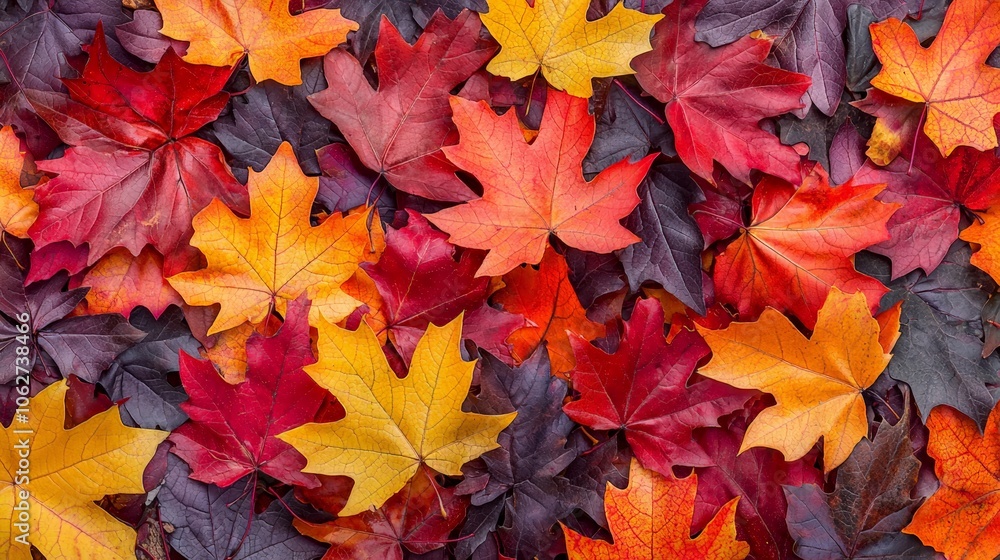 Close-up of autumn leaves on Quebec City bench Close-up of autumn leaves on Quebec City bench