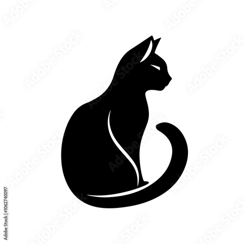 Pet Cat Vector Logo