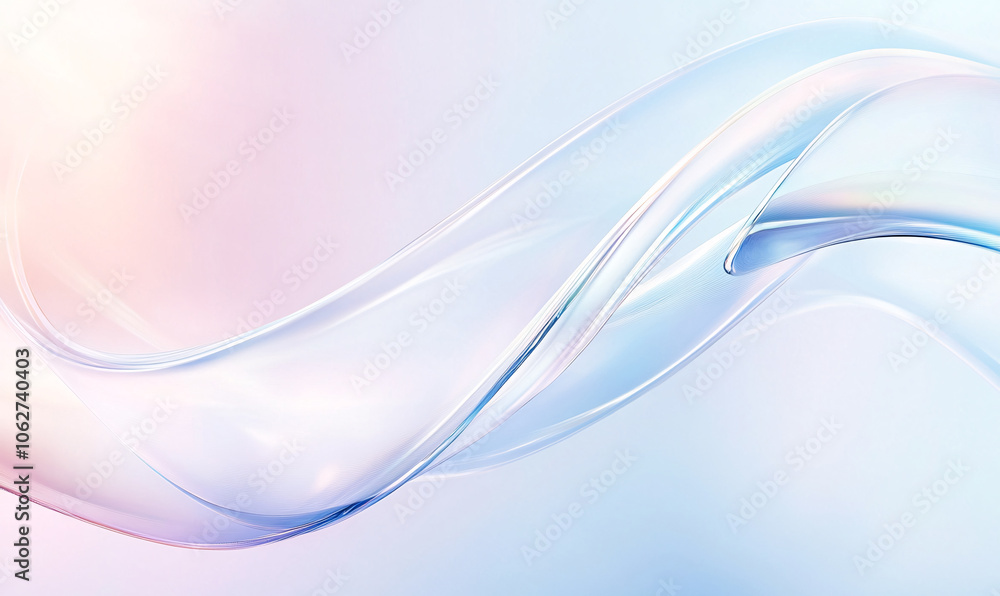 Obraz premium abstract blue wave background-generative ai