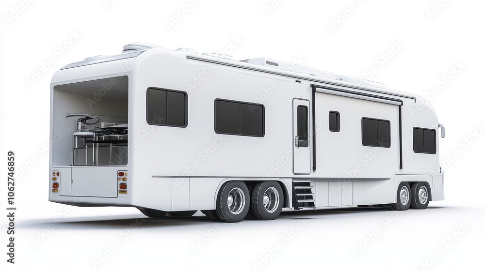 Trailer vehicle truck white background. Trailer vehicle truck white background.