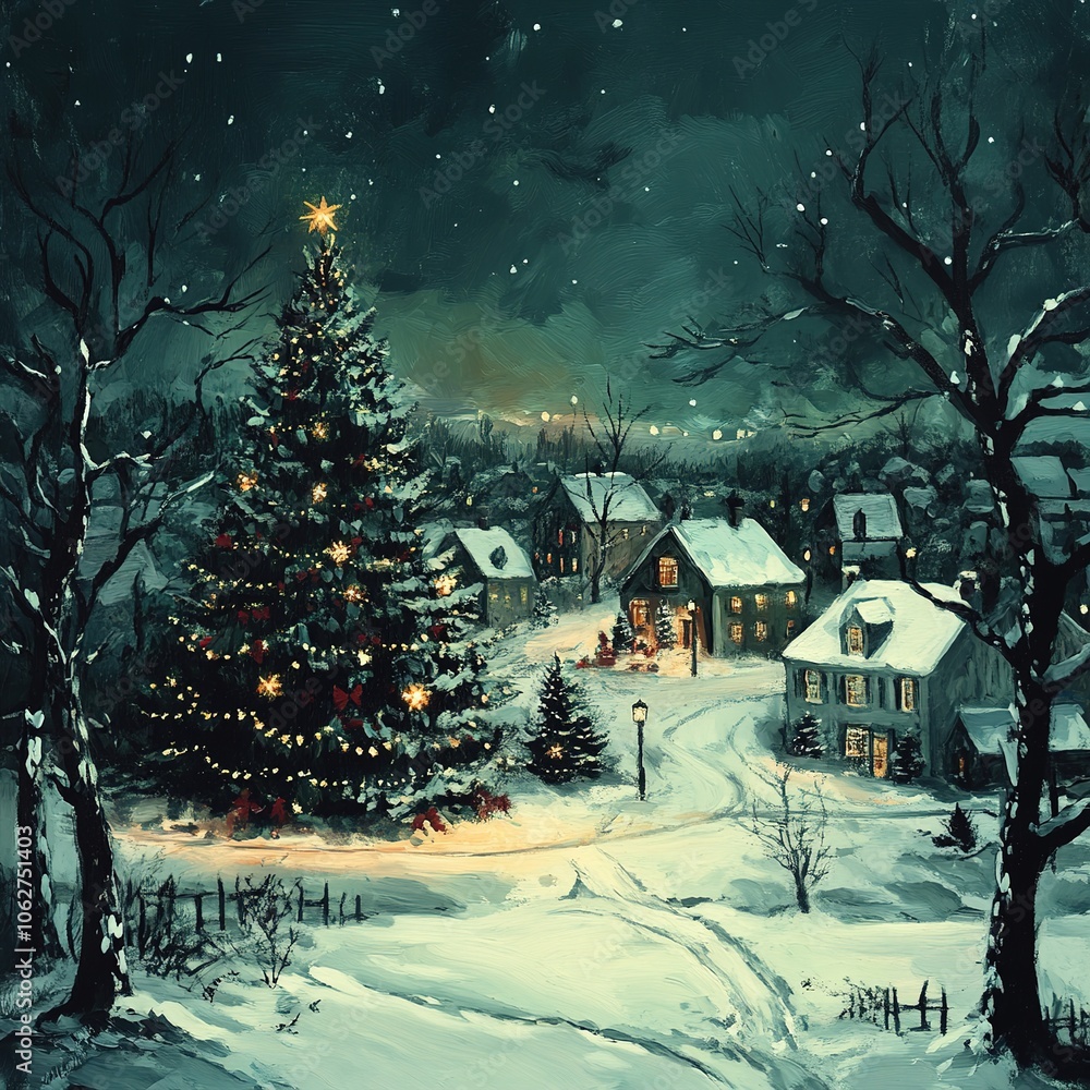 christmas night in the city christmas night in the city