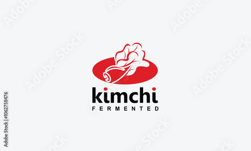 Kimchi logo design vector template