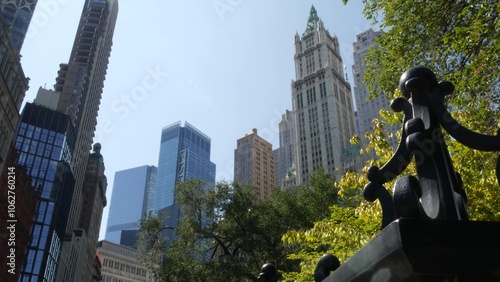 Photography New York City Lower Manhattan, Downtown Financial District architecture, United States