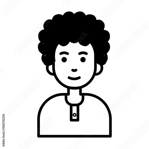 cartoon vector illustration of a smiling doctor character in a simple and friendly design
