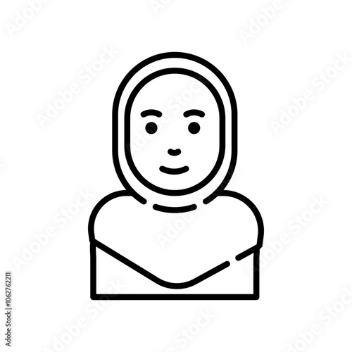 Cute cartoon baby girl and baby boy face icons smiling in a fun colorful vector style illustration