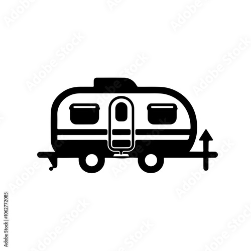 Drop Down Trailer Vector Logo
