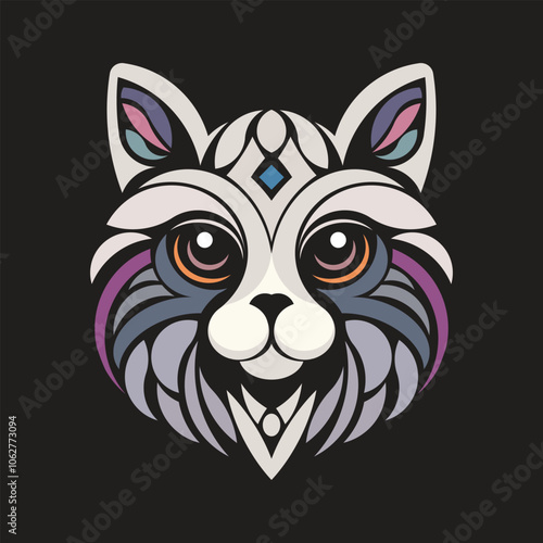 An Authoritative Cat Logo For Any Brand