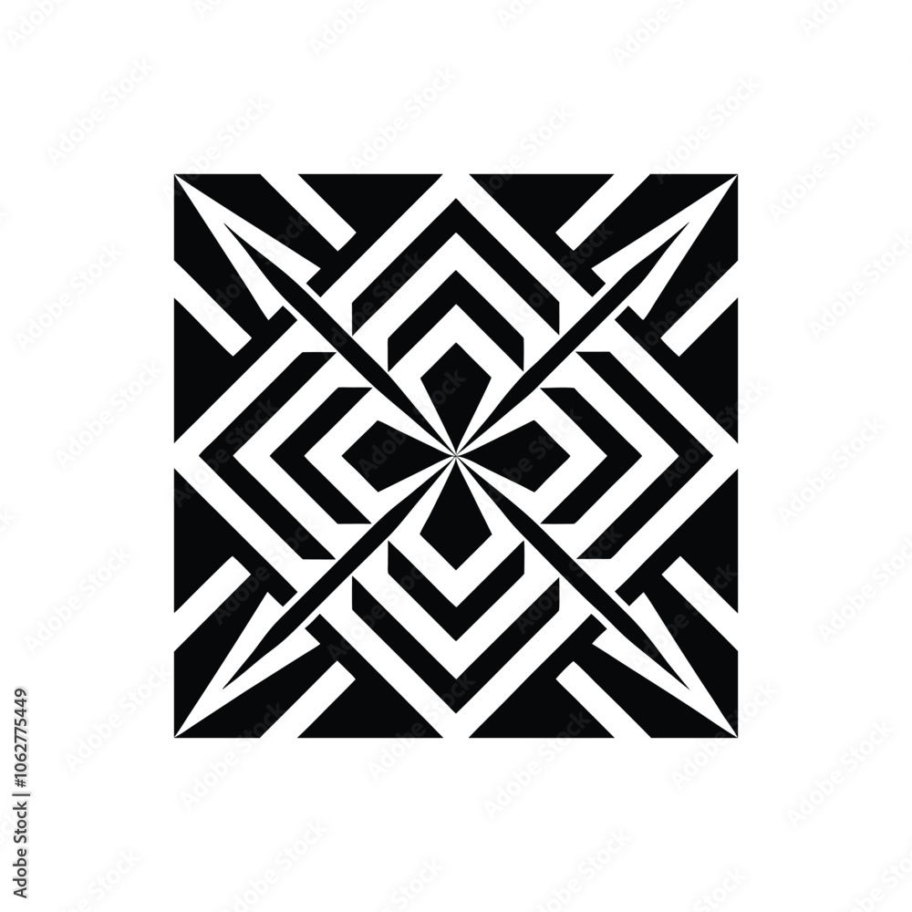 Geometric pattern illustration Geometric pattern illustration